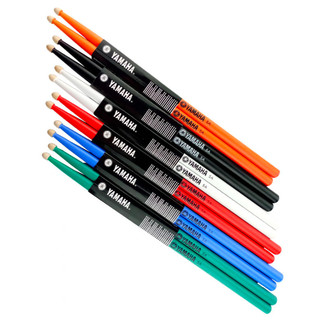 Bộ dùi trống, Drumsticks - Yamaha 5A Color - Dành cho trống jazz , trống điện tử và trống đội trường học
