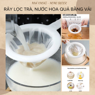Rây lọc đậu nành, lọc trà, lọc rây cháo, lọc nước trái cây siêu mịn bằng vải có tây cầm