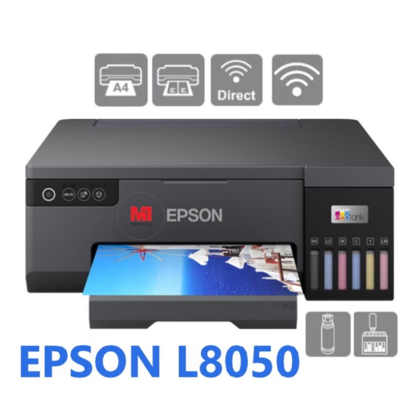 Máy in phun màu wifi EPSON L8050 - hàng chính hãng bảo hành 24 tháng