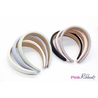 Bờm phồng bọc lụa trơn bản to cỡ 3cm, băng đô cài tóc, phụ kiện tóc, phụ kiện thời trang phối áo dài