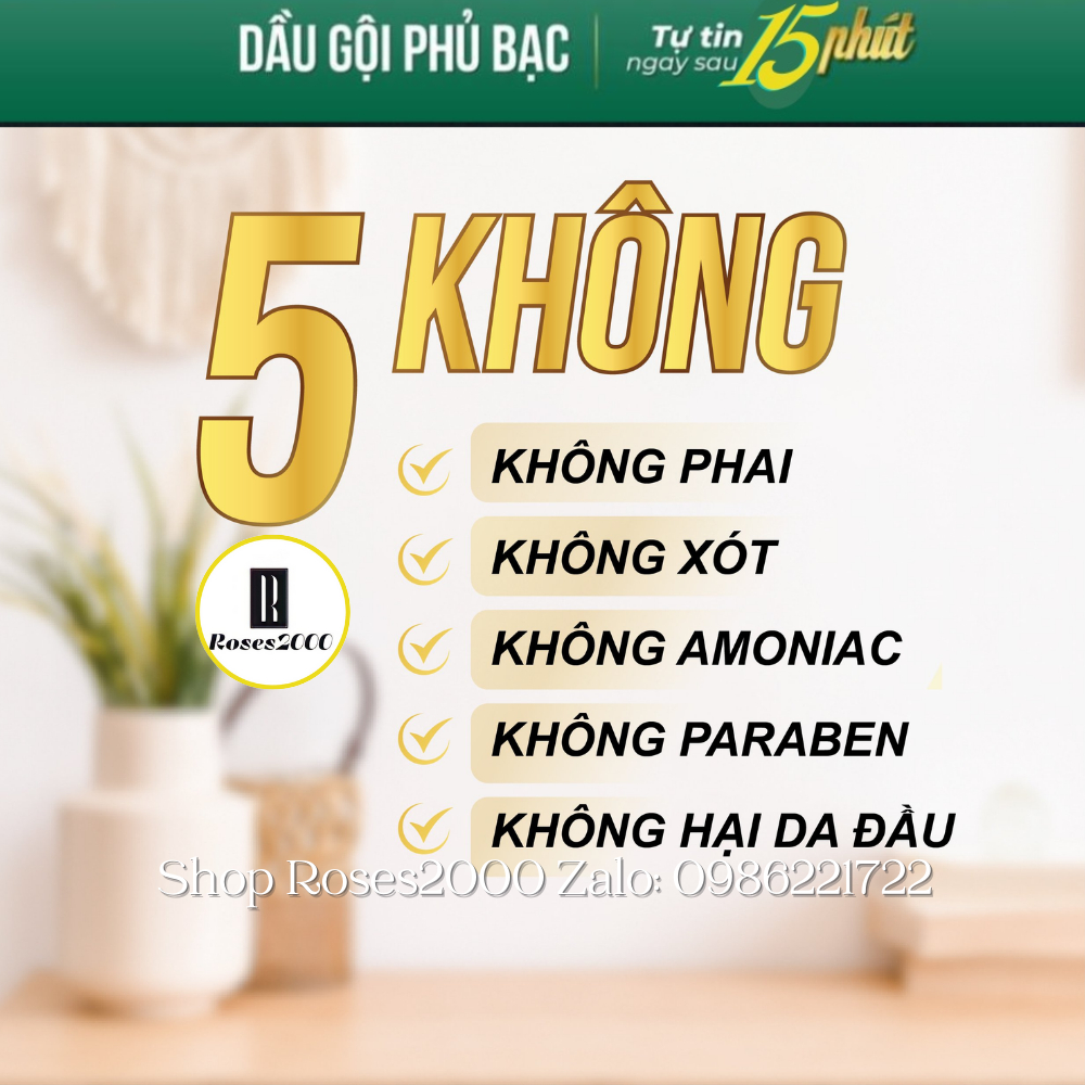 Dầu Gội Phủ Bạc ĐEN - NÂU CHAI 500ML. THẢO DƯỢC NHẬT BẢN