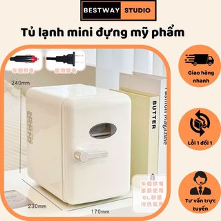 Tủ lạnh đựng mỹ phẩm, tủ lạnh mini tiết kiệm điện