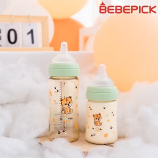 Bình sữa BEBEPICK phiên bản chim vàng/ chim hồng/ hổ xanh mint/ hổ xanh dương đủ size 150ml/ 250ml