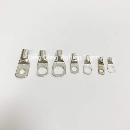 Đầu cos SC nối dây điện đồng mạ thiếc các loại kích thước Đầu cos trần, bịt đầu SC bằng đồng mạ si chống oxi hóa