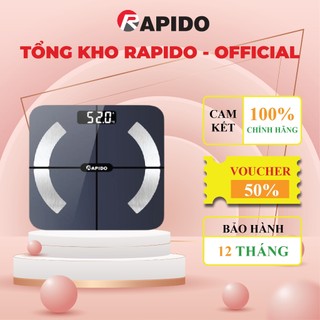 Cân sức khỏe thông minh rapido rsb02-s bh 12 tháng