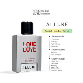 Nước Hoa SIMPLE LOVE ALLURE – 12ml,60ml