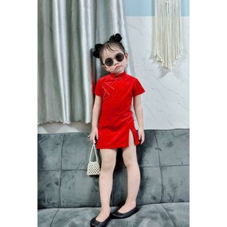 Sườn xám trung hoa cho bé gái