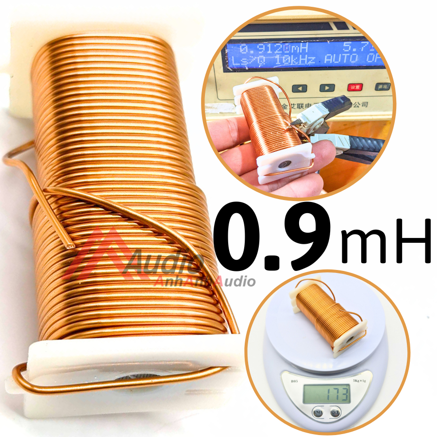 Cuộn cảm dây đồng 1.2 mm cho bass 40 coil 75 đến 100