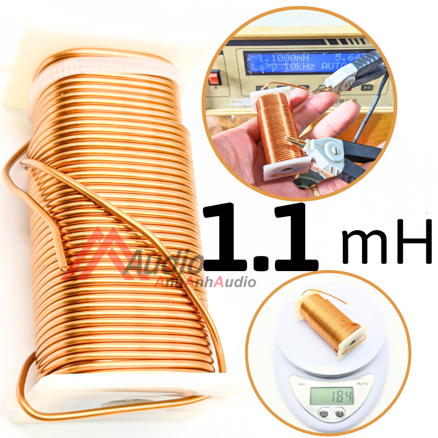Cuộn cảm dây đồng 1.2 mm cho bass 40 coil 75 đến 100
