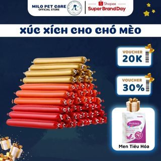 Xúc xích cho chó - xúc xích cho mèo siêu rẻ thơm ngon đầy đủ dưỡng chất