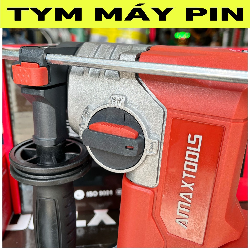 ✨Tặng áo thun xịn ✨ Bộ Máy Khoan Bê Tông Pin 3CN Amaxtools A3CN28SM – Tym Máy Pin