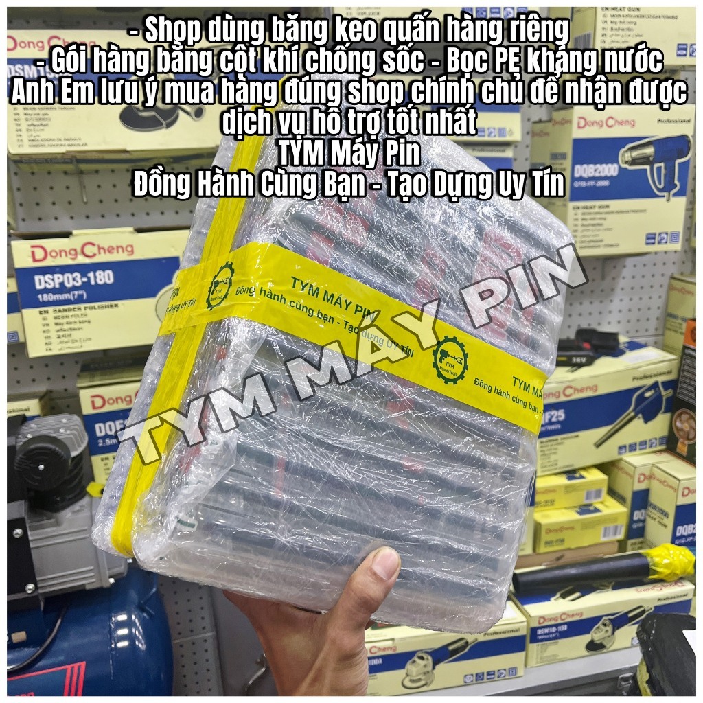 ✨Tặng áo thun xịn ✨ Bộ Máy Khoan Bê Tông Pin 3CN Amaxtools A3CN28SM – Tym Máy Pin