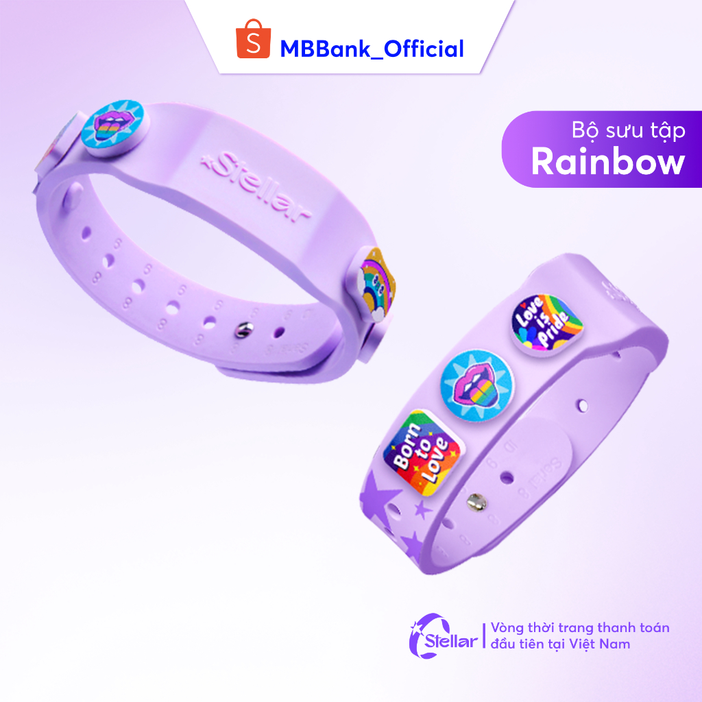  Dịch vụ phát hành Vòng tay thanh toán MB Hi Stellar - BST Rainbow