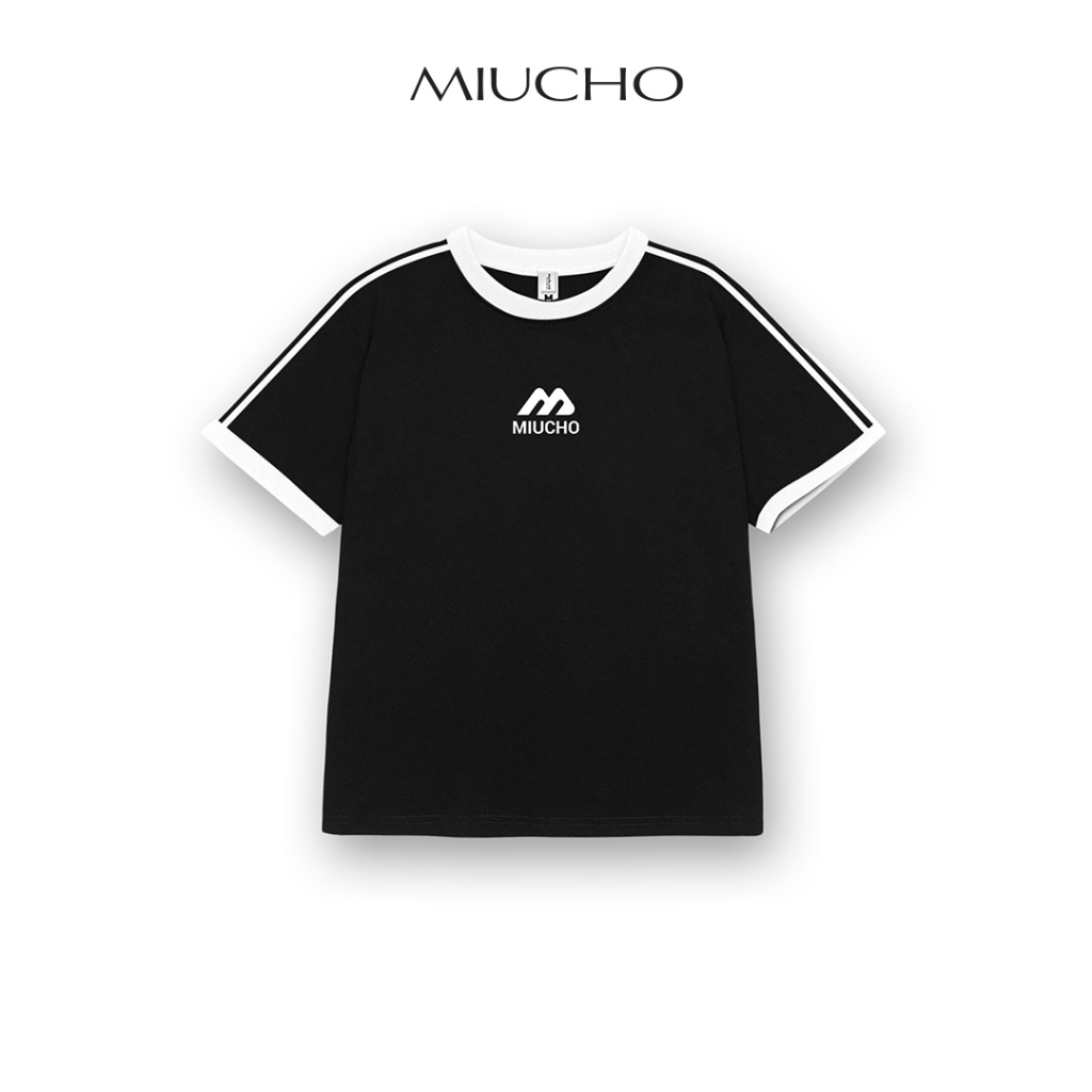 Áo thun baby tee ABPV121 Miucho chất vải cotton in Typography