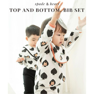 Set bộ quần áo + yếm cotton cực mịn đẹp Dot to dot xuất Hàn dư xịn