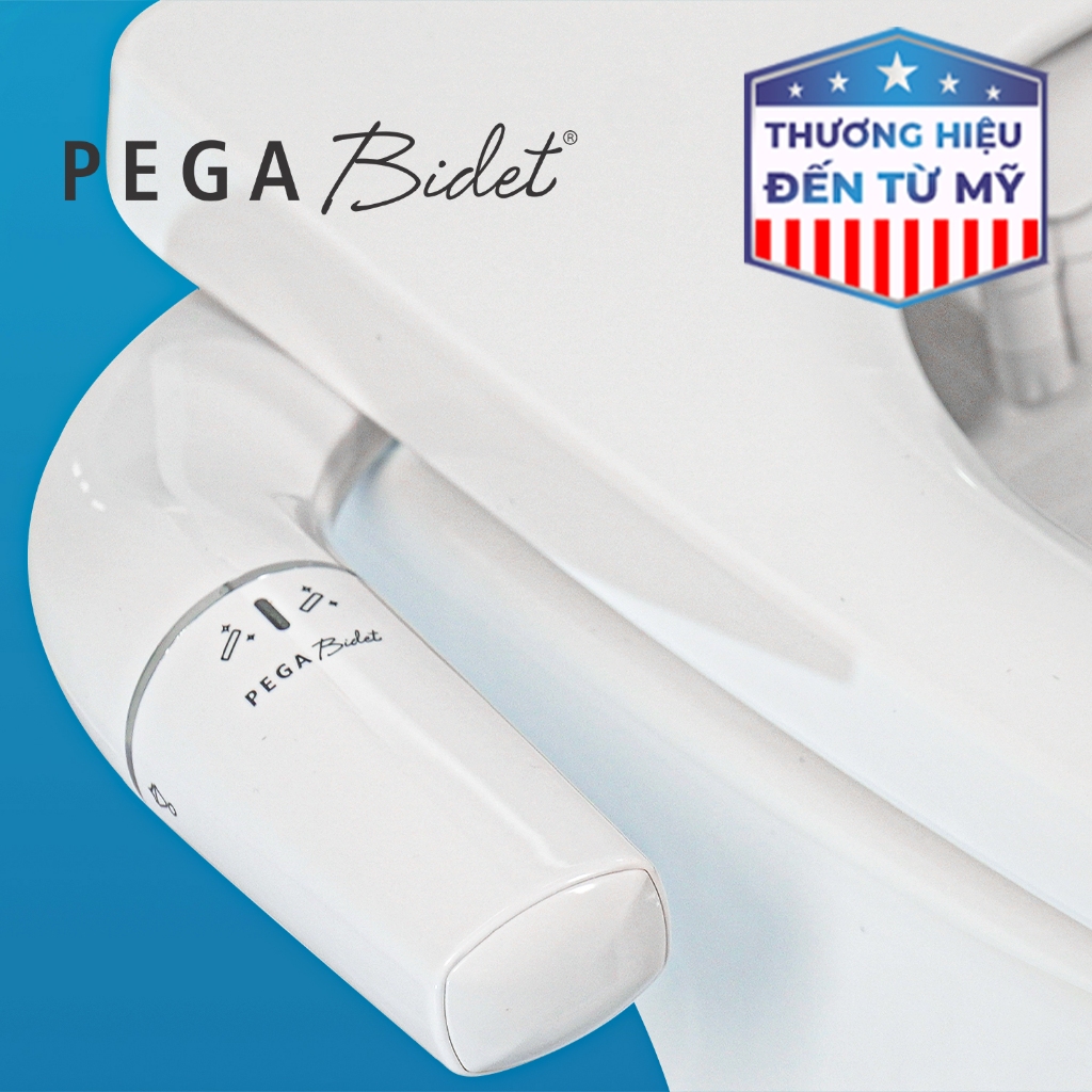Vòi xịt, rửa vệ sinh thông minh PegaBidet PG200, 2 vòi rửa. Thiết kế thông minh, gắn được cho các loại bồn cầu
