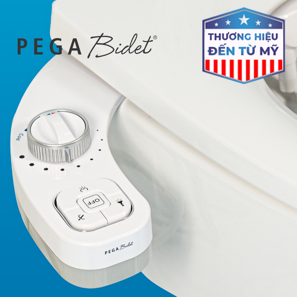 Vòi Xịt Rửa Vệ Sinh Thông Minh PEGA Bidet NEXGEN-500 Nóng Lạnh Thế Hệ Mới, 2 Vòi Rửa -  Thương Hiệu Mỹ