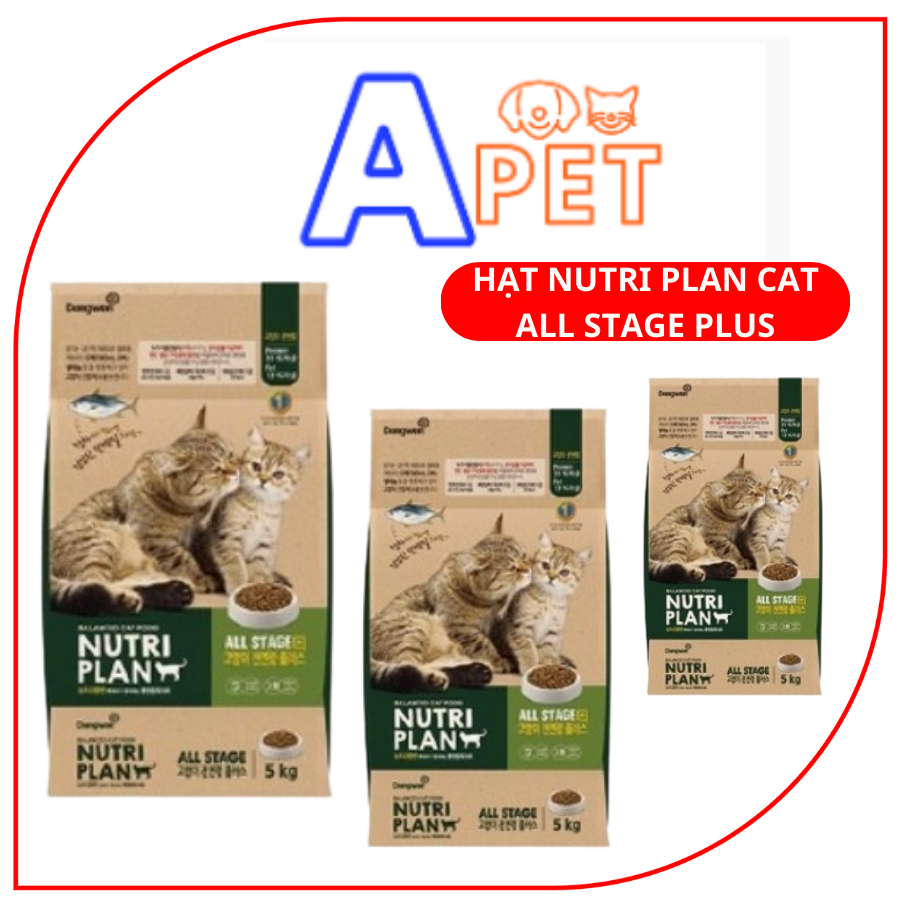 Thức ăn hạt cho Mèo mọi lứa tuổi-Nutri Plan Cat All Stage Plus APET VIỆT NAM