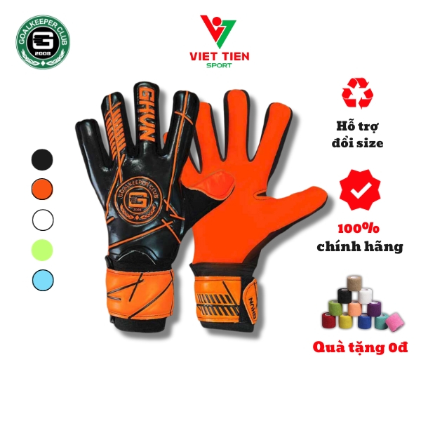 Găng Tay Thủ Môn GKVN Bền Có Xương Tháo Rời Tiện Lợi [ Tặng Kèm Băng Quấn Xốp ]