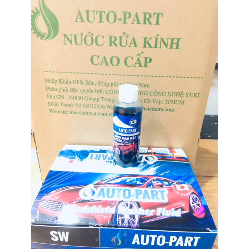[Auto-Parts] Nước rửa kính ô tô đậm đặc 65ml,Yuri Nhật(Quà tặng) Pha 3L nước sạch