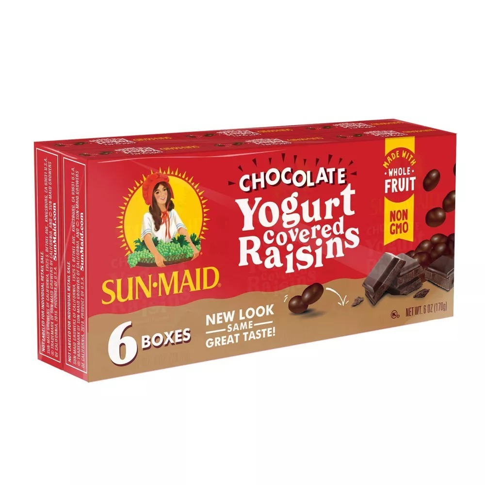 Kẹo Chocolate Sữa Chua Bọc Nho Khô Sun-Maid Chocolate Yogurt Raisins