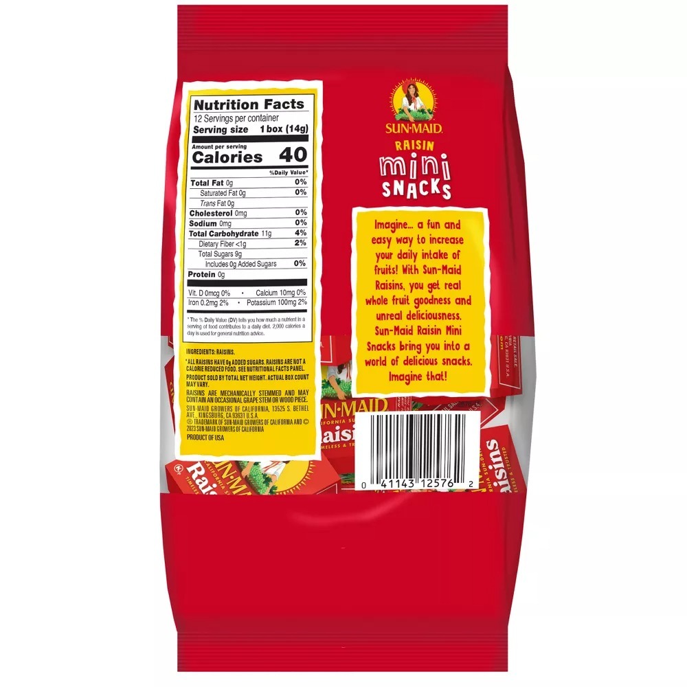 Nho khô Sun-Maid California Sun-Dried Raisins