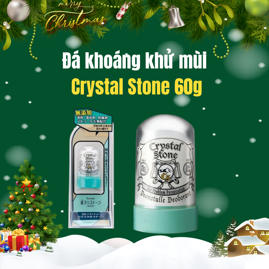 Đá khoáng khử mùi Crystal Stone 60g