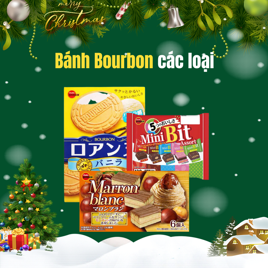 Bánh Bourbon các loại