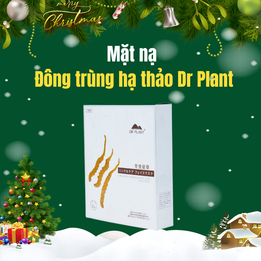 Mặt nạ chống nhăn ĐÔNG TRÙNG HẠ THẢO Dr Plant hộp 7 miếng