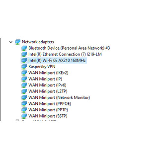 Card wifi Intel AX210