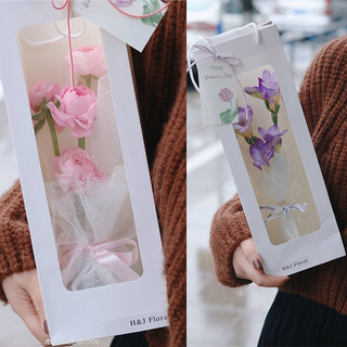 Túi giấy 1 mặt kính đựng quà đựng hoa