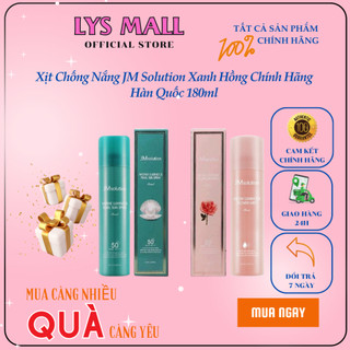 Xịt chống nắng jm solution xanh hồng chính hãng hàn quốc 180ml