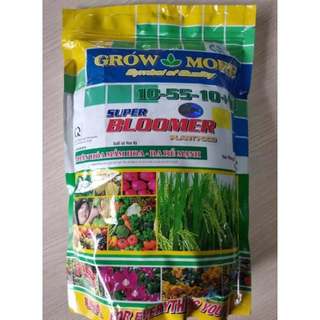 Gói 1kg phân bón lá cao cấp npk 10-55-10 grow more giúp ra hoa đồng loạt