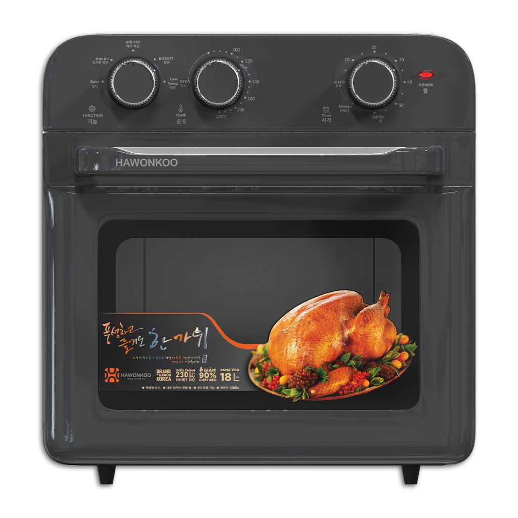 Lò chiên không dầu Hawonkoo AFH-180-GR