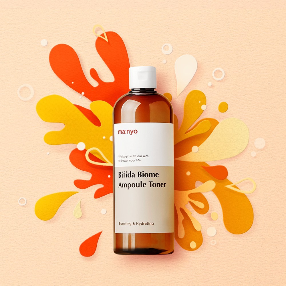 Nước hoa hồng Ma:nyo Bifida Biome Ampoule Toner Manyo