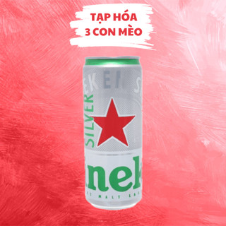 Bia Heineken Silver (heineken bạc) 330ml/lon