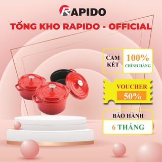 Nồi gang đúc tráng men rapido 20cm - 22cm - 24cm