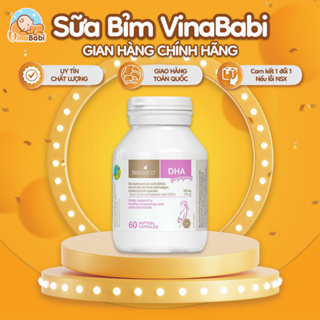 Bio Island Dha For Pregnancy CHÍNH HÃNG Tpbs Cho Bà Bầu Lọ 60 Viên Mẫu Mới