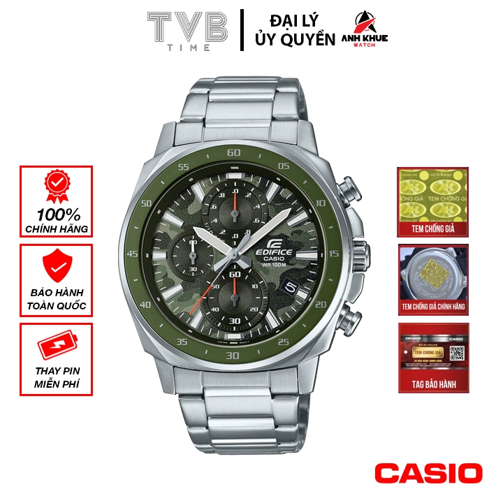 Đồng hồ nam Casio Edifice chính hãng Anh Khuê EFV-600D-3CVUDF (43mm)