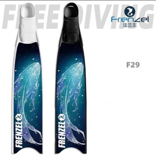 Fins Carbon Frenzel chân nhái lặn biển freediving và snorkeling mẫu đẹp độc đáo The Flying Fish Album 2