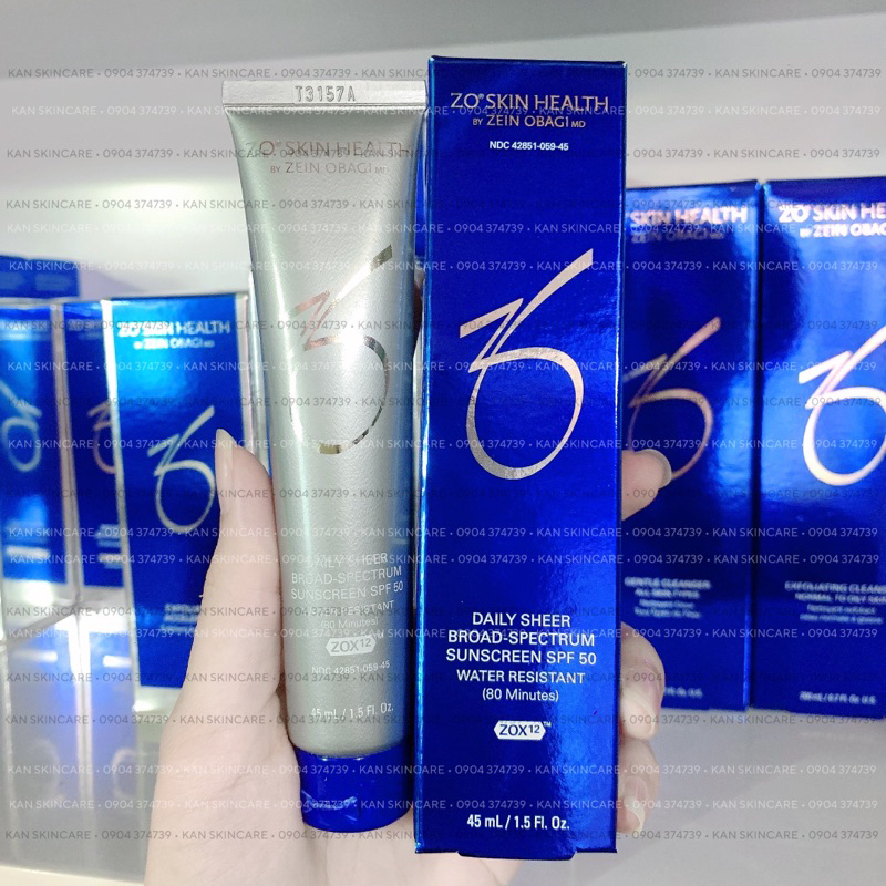 ⭐️ Kem chống nắng Zo Skin Daily Sheer Suncreen SPF 50 45ml