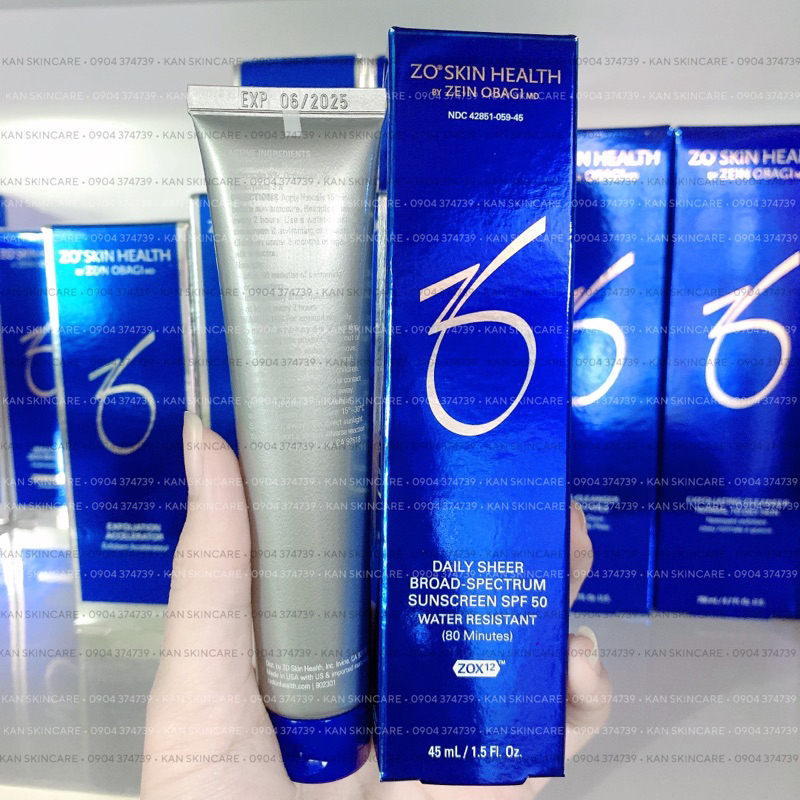 ⭐️ Kem chống nắng Zo Skin Daily Sheer Suncreen SPF 50 45ml