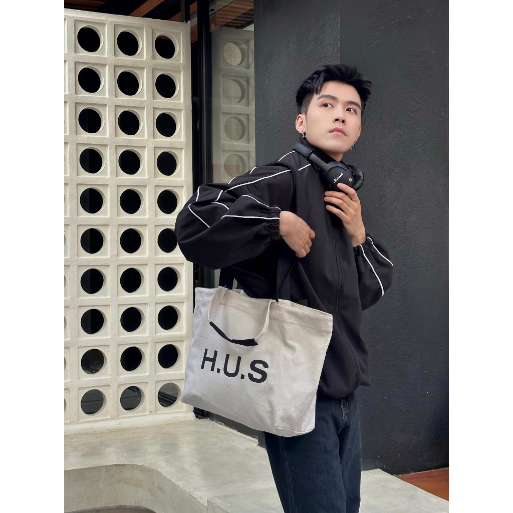 Túi đeo vai BAYDIRTH vải Canvas thời trang, trẻ trung, năng động- HUSSIO