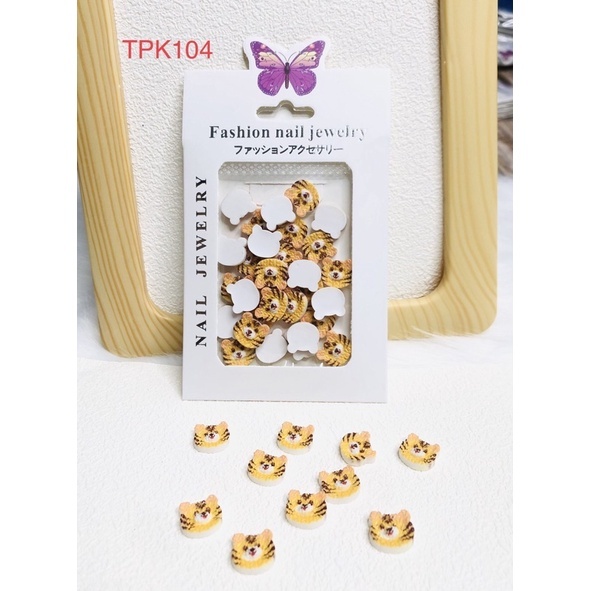 Túi phụ kiện thú hoạt hình chuyên dùng trang trí móng tay chân - Sushi nail mi