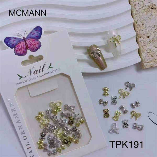 Túi phụ kiện Nơ đủ mẫu  - Túi charm chuyên dùng trang trí móng tay chân - Sushi nail mi