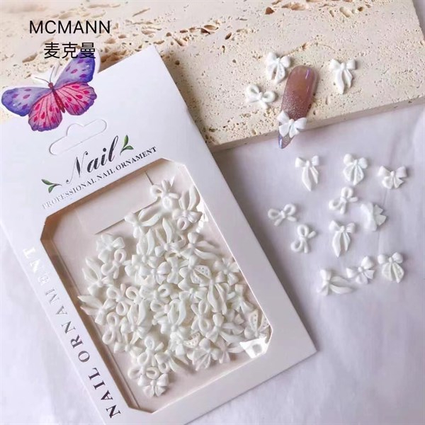 Túi phụ kiện Nơ đủ mẫu  - Túi charm chuyên dùng trang trí móng tay chân - Sushi nail mi