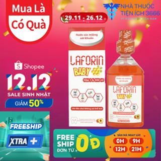 Nước súc miệng sát khuẩn trẻ em LAFORIN 500ml.