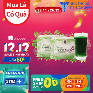 Diệp lục collagen green collagen powder. hàng độc quyền !