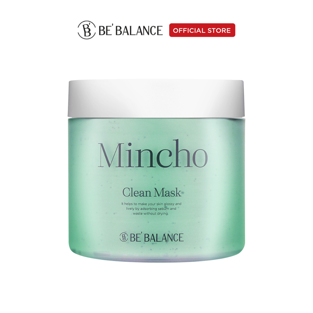 (PO07) Mặt Nạ Đất Sét Be'Balance MINCHO CLEAN MASK giúp Làm Sạch Chuyên Sâu và Ngừa Mụn cho Da 200ml