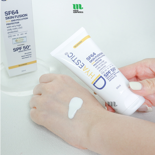 Kem chống nắng bảo vệ tối đa Hyaestic Skin Fusion SF64 Sun And Pollution Protector SPF50+